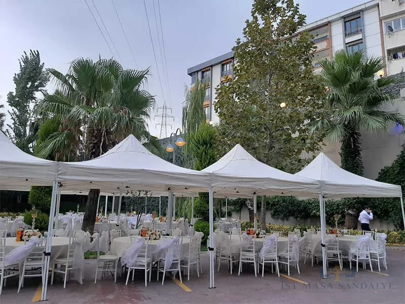 Çadır ve Şemsiye Kiralama İstanbul açık alan kurulum görseli