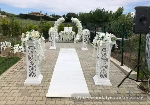Düğün Masası Kiralama - Düğün Organizasyonu Nikah Nişan