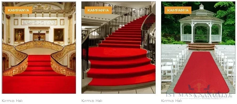 Kırmızı Halı Kiralama İstanbul kırmızı halı kurulum görseli