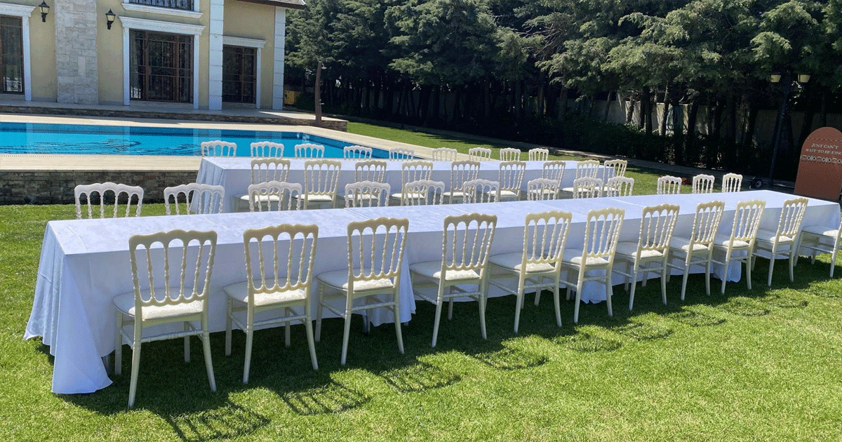 Kiralık masa sandalye modelleri