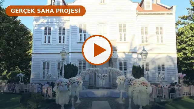 Maslak’ta Düğün Organizasyonu İçin Masa Sandalye Kiralama gerçek saha videosu