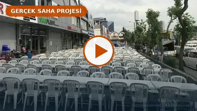 Plastik Sandalye Kiralama | Uygun Fiyatlı ve Pratik Çözümler gerçek saha videosu