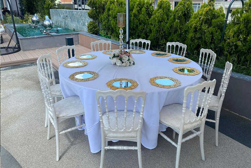 Bahçeşehir Nişan İçi Masa Sandalye Kiralama